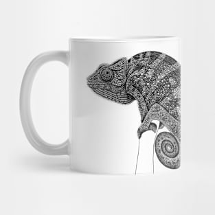 Chameleon illustration Mug